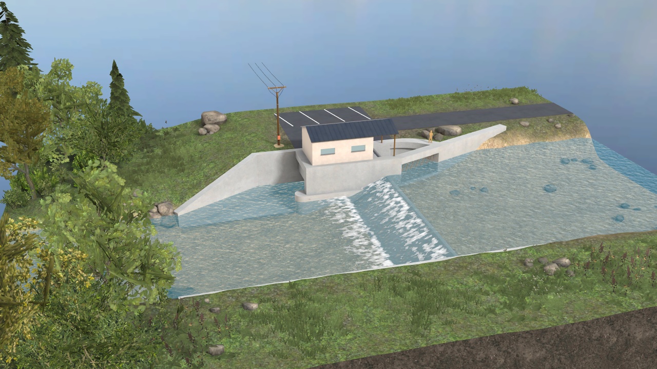 Small hydropower plant