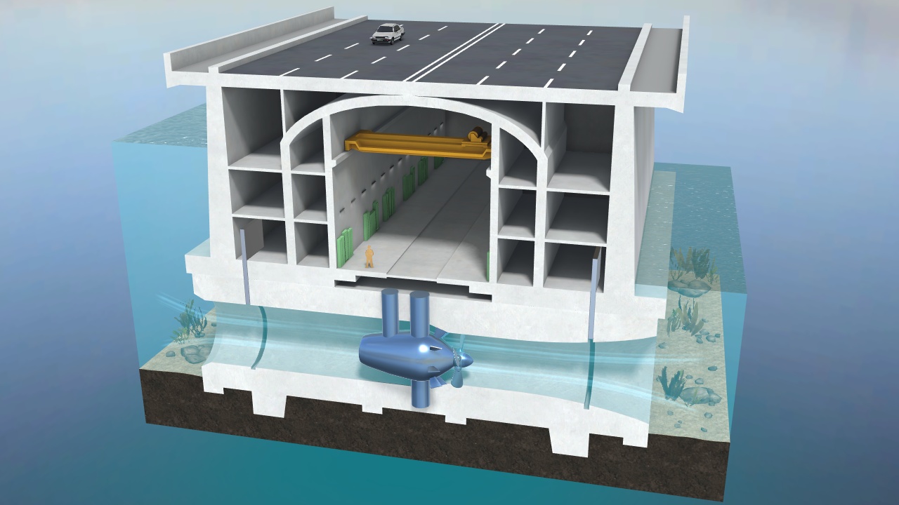 Tidal power plant