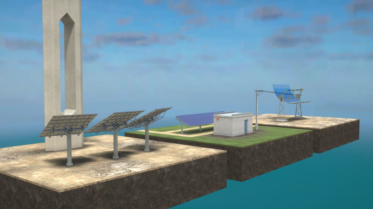 Solar power plant