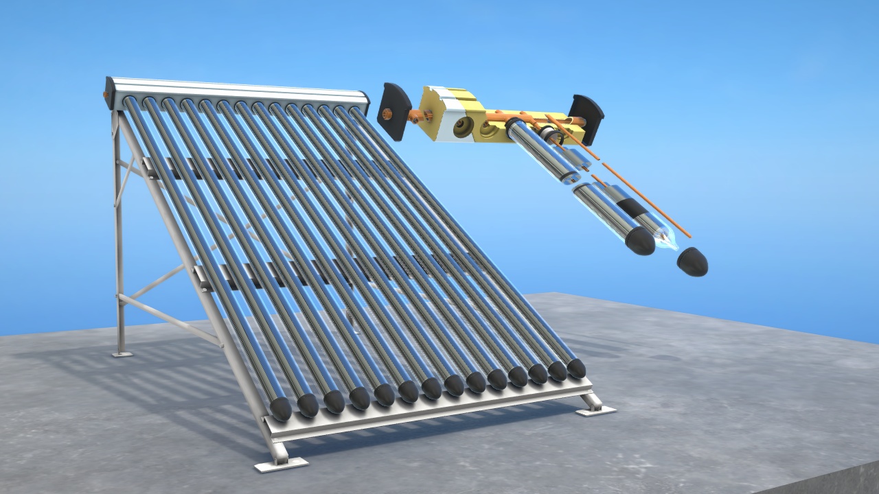 Evacuated Tube Solar Collector