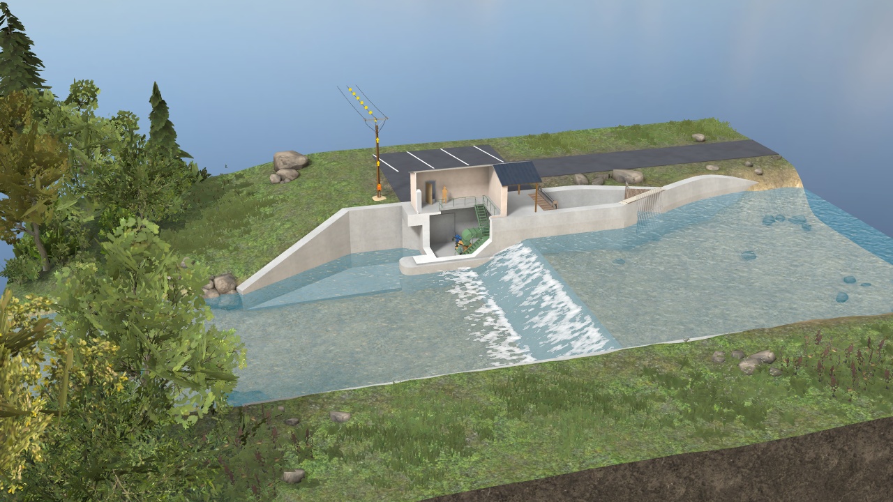 Small hydropower plant