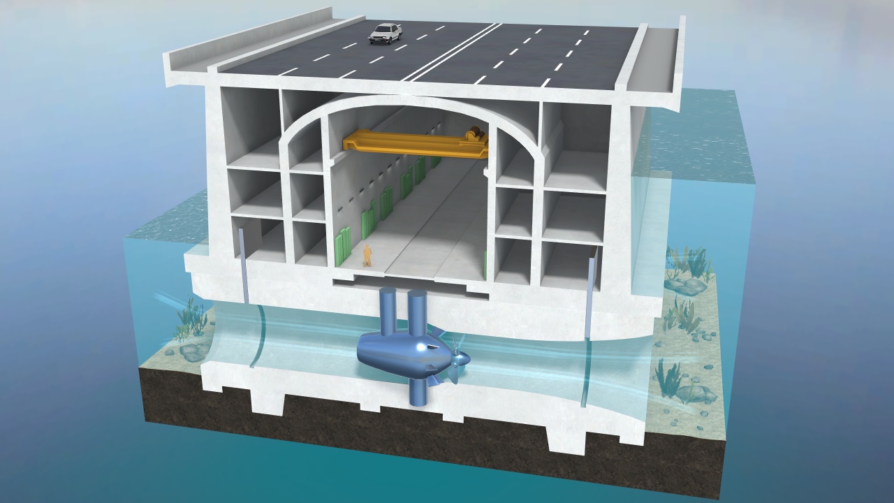 Tidal power plant