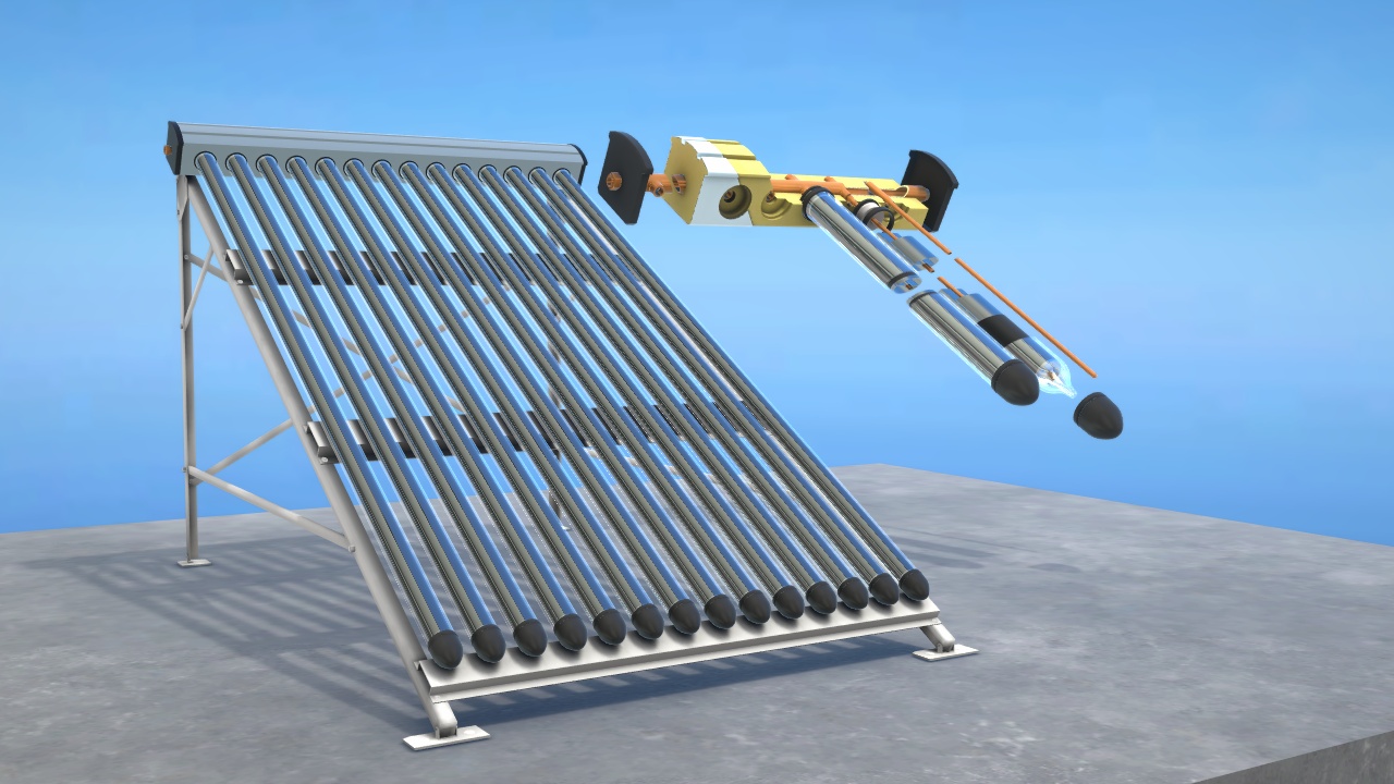 Evacuated Tube Solar Collector