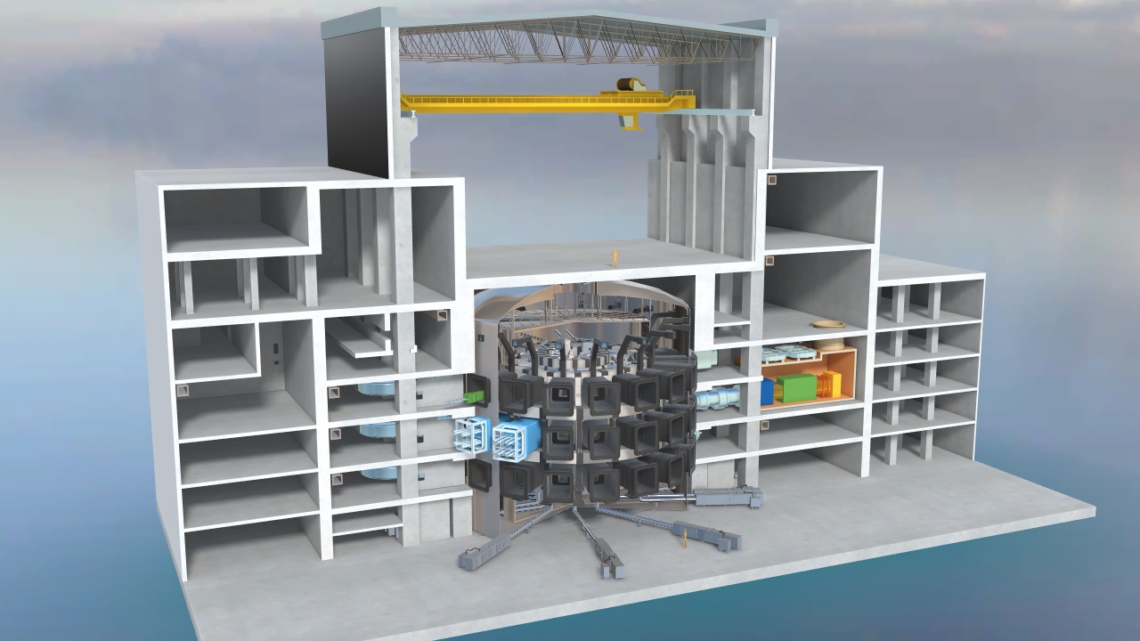 Tokamak reactor building