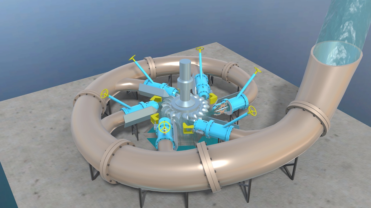 Pelton turbine