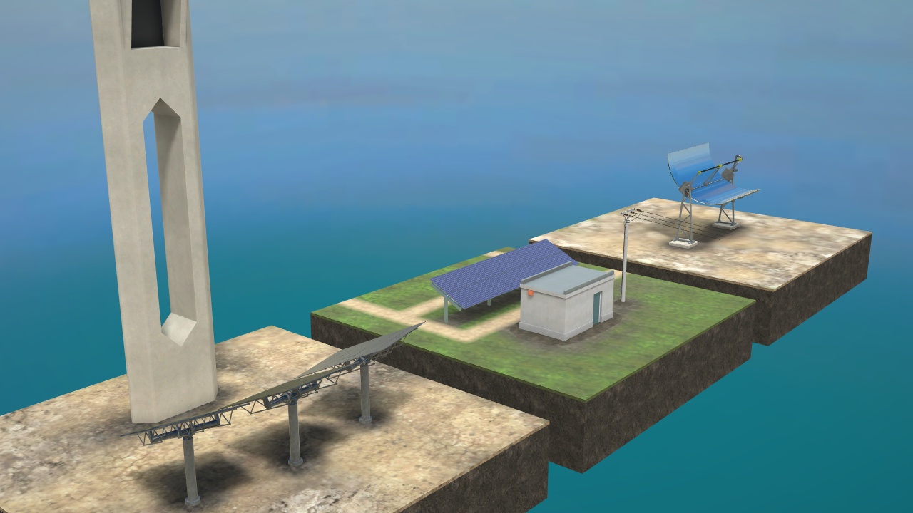 Solar power plant